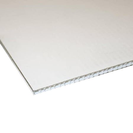 Falken Design White Coroplast Sign Board 12in x 72in x 1/4in - Lightweight, DIY Craft, Signs & Displays PolyPro-White-1/4-1272