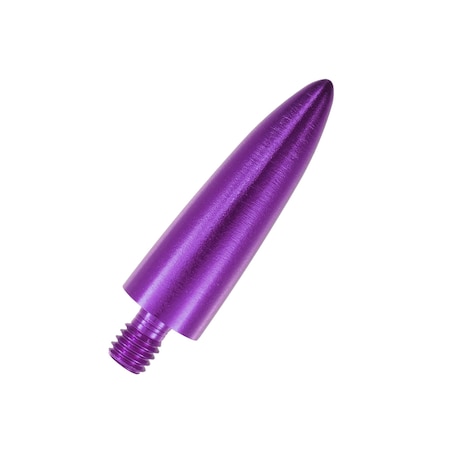 True Spike ANTENNA TOPPER Bullet Purple Aluminum Threaded SA100TIPPR