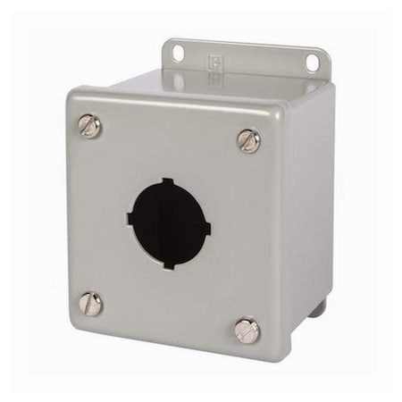 Siemens Class 52 Heavy-Duty Oiltight Pushbutton Enclosure, 30 mm, 1 Hole, NEMA 12/13 P30EMS01P