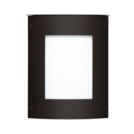 Besa Lighting Besa Outdoor Moto 13 Square Black White Acrylic 2x60W E12 MOTO13SQ-WA-BK