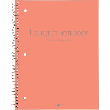 Roaring Spring Paper Products FASHION POLY COVER NOTEBOOK 1SUB 10.5 in. x 8 in. CM, 24PK 10034