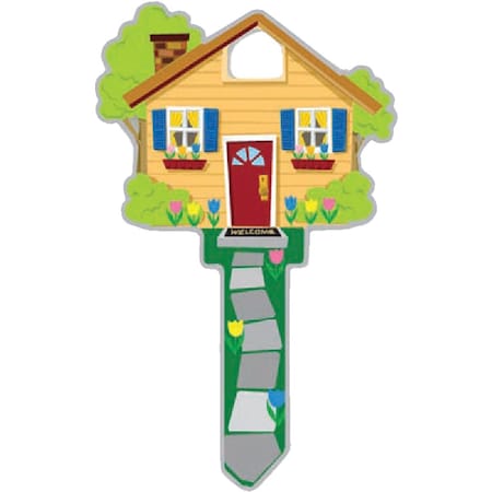 Lucky Line House Design Decorative House Key KW11 B105K