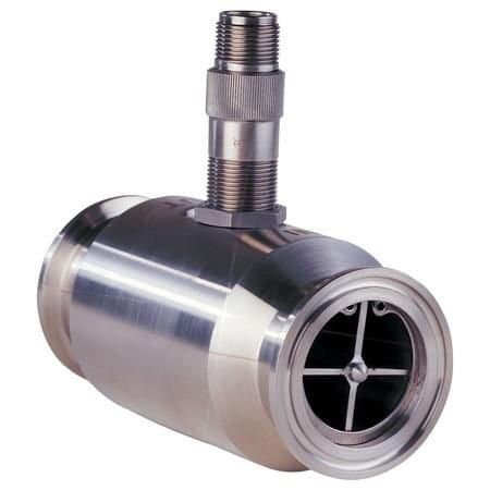 Omega Flow Meter, Sanitary Turbine, Liquid, 15 GPM to 225 GPM, 2 ", Tri-Clamp, 0.5 %, Sinusoidal Wave, 31 FTB-409A