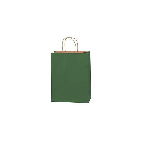 Bubblefast 250-10 x 5 x 13'' Green Tinted Shopping Bags, 250PK BFBGS117G