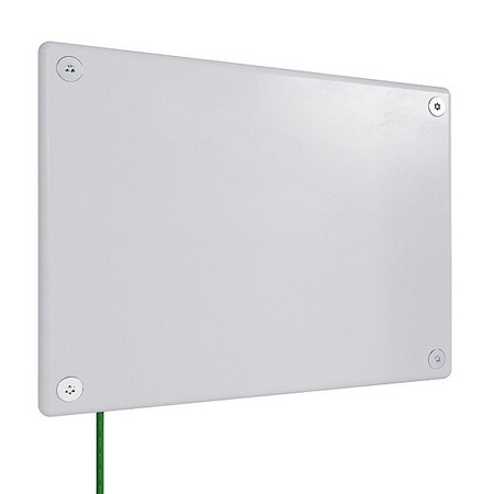Legrand Wall Plate, 7.34" W, Stainless Steel, White WSP33B1PS