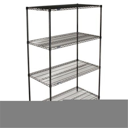 Tosafos Epoxy Starter Shelf Unit- Black TO3658118
