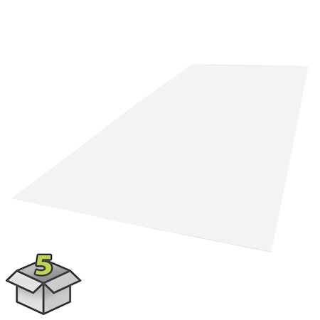 Palclad Panel, Pro Hc .079 in White 48 in X 96 in, 5PK 199486