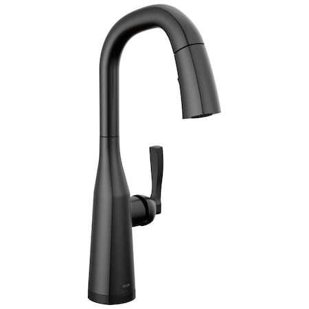 Delta Stryke Single Handle Pull-Down Bar/Prep Faucet with Touch2O Technology 9976T-BL-DST