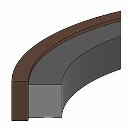 Hercules Sealing Products PS1850-56, PA-BTFE-3.5x0.269-0.274, Piston Seals PS1850-56