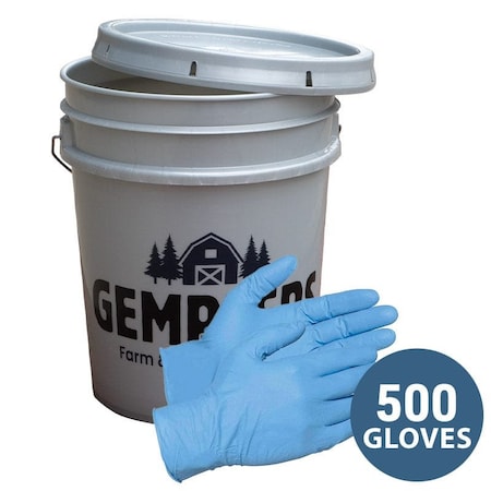 Gemplers 8 mil Palm, Nitrile, Powder-Free, 500 PK 236949-L
