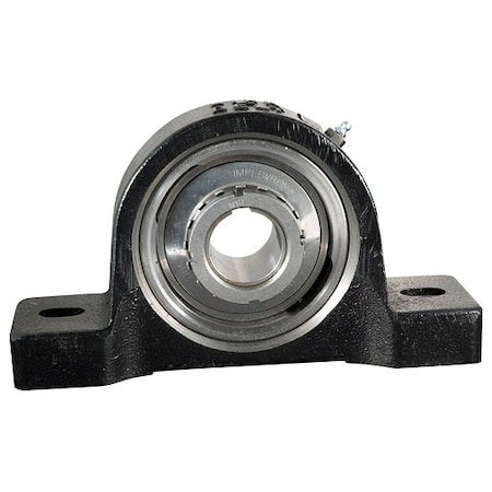 Link-Belt Pillow Block Bearing, 2 Bolt Pillow Block, 2-7/16 in. Bore, 4-1/4 in. Base to Center Height PEU3K39