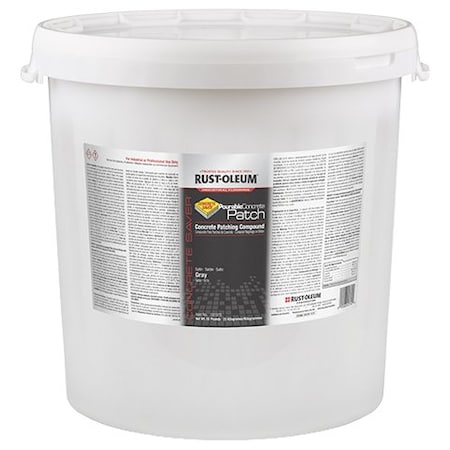 Rust-Oleum Concrete Repair Compound, Pail, Gray, Concrete Saver 291070