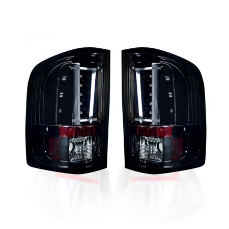 Recon Truck Accessories 07-13 SILVERADO 1500 /07-14 DUALLY/SIERRA 07-14(DUALLY ONLY)OLED TAILLIGHTS-DRIVE/PASS 264291BK