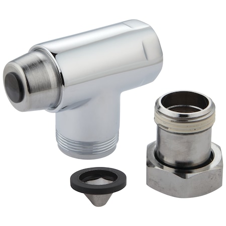 Delta Commercial Instit Parts 1 in Union Angle Stop Assembly In Chrome 060859A