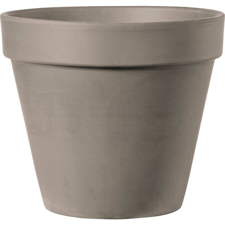Deroma 4.3'' Grafite Clay Standard Planter 0111CPZ