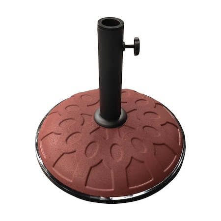 International Caravan 25 lbs Resin Compound Umbrella Base, Terra Cotta 23700-11-TC