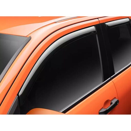 Ventshade Window Channel, In-Channel, Dark Smoke, Acrylic, Set Of 4 194270