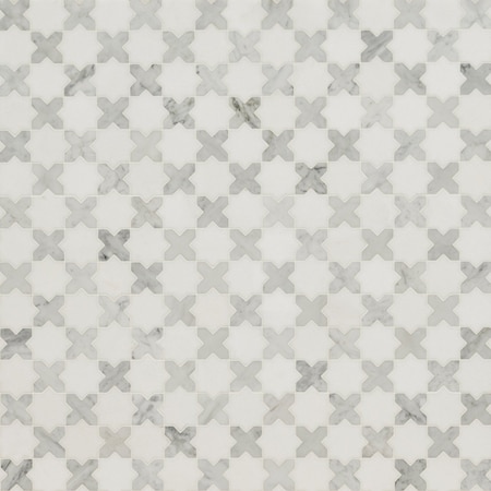 Msi Vera Anne Pattern Sample Polished Mosaic Marble Floor And Wall Tile ZOR-MD-0536-SAM