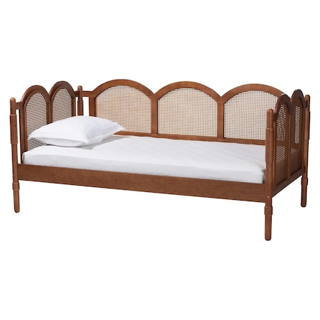 Baxton Studio Carmiya Scalloped Daybed, Twin 261-14259-ZORO