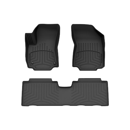 Weathertech Black, Front and Rear FloorLiner HP 4412341-4411762IM