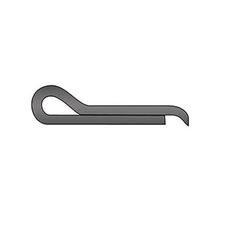 Huyett Hammerlock Cotter Pin, Carbon Steel, 0.219 in Dia x 2.250 in Effective Length CPH-218-2250/D