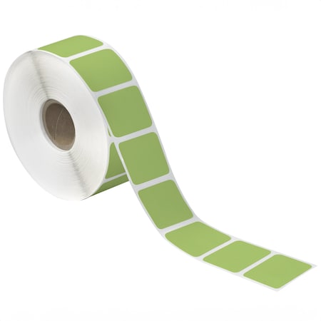 Tape Logic 1 1/2 x 3/4in Green Desktop Direct Thermal Label, 24PK THD352