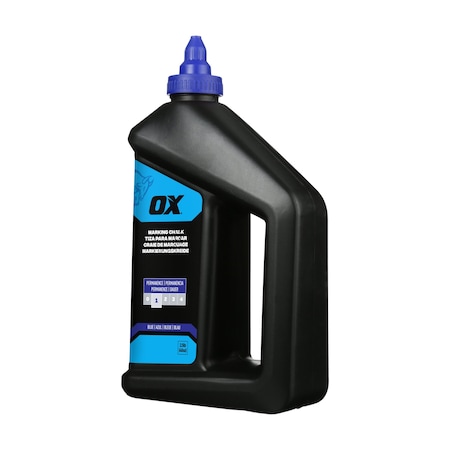Ox Tools 40-ounce/2.5-Pound Standard Blue Marking Chalk, Permanence 1 OX-P630808
