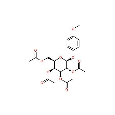 Ak Scientific 4-Methoxyphenyl-2, 3, 4, 6-tetra-O-acetyl-beta-D-galactopyranoside (25g), CAS 2872-65-3 W0213-25g