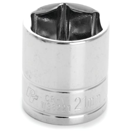 Performance Tool 3/8 In Dr. Socket 21Mm, W38221 W38221