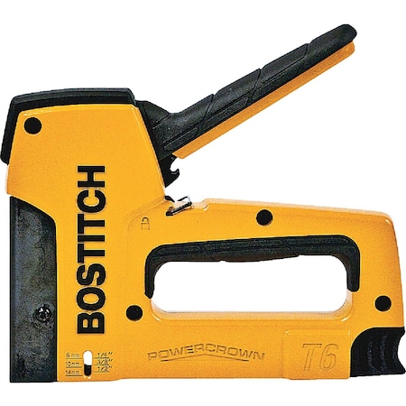 Bostitch PowerCrown Heavy-Duty Staple Gun T6-8