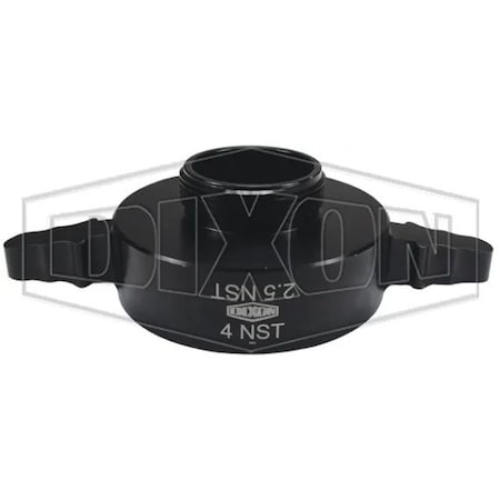 Dixon Style N56 Long Handle Hydrant Adapter, 4-1/2 x 4 in, Female NST NH x Male NST NH Connection, Alu N56-45F40F