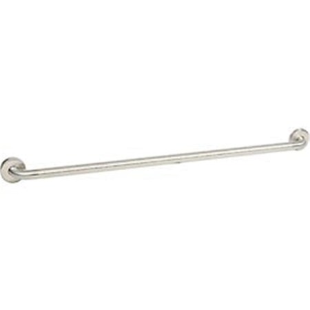 Bobrick 1.25 in. dia. Stainless Steel Straight Peened Grab Bar - 42 in. B5806.99x42