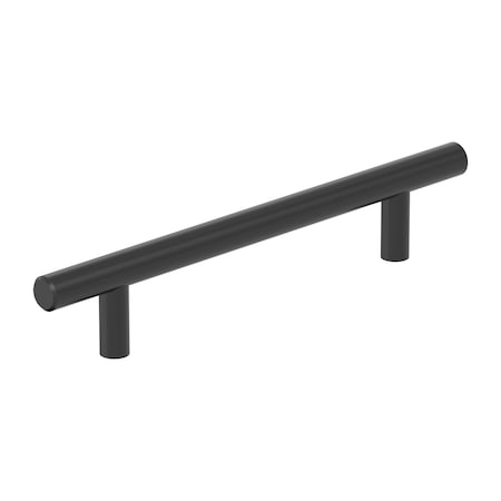 Amerock Bar Pulls Hollow 5-1/16 inch (128mm) Center-to-Center Matte Black Cabinet Pull, 10PK 10VMP37242MB