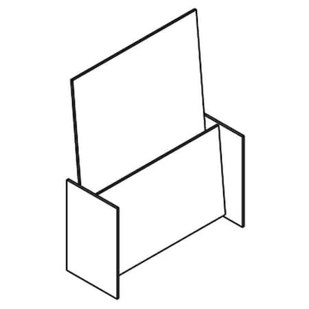 Hard Top 9 in. Literature Holder - 11 gal HA1104945