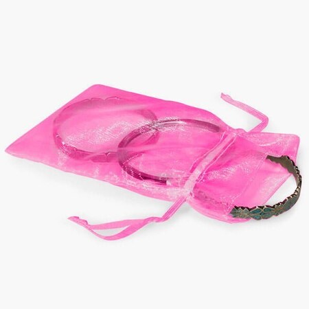 Nashville Wraps Neon Pink Organza Favor Bags, 4x6, 10PK B00167