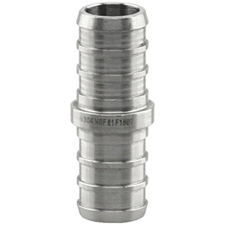 Complementos 0.75 in. Stainless Steel PEX Coupling CO1703086