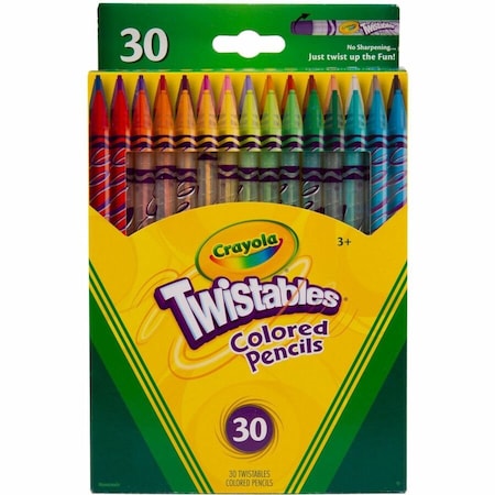 Crayola Pencil, Clear, Round, PK30 CYO687409