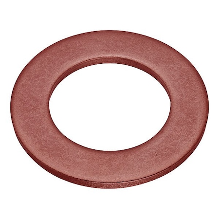 Zoro Select Flat Washer, For Screw Size 1 in , Fiber Not Applicable Finish, 5 PK Z8627