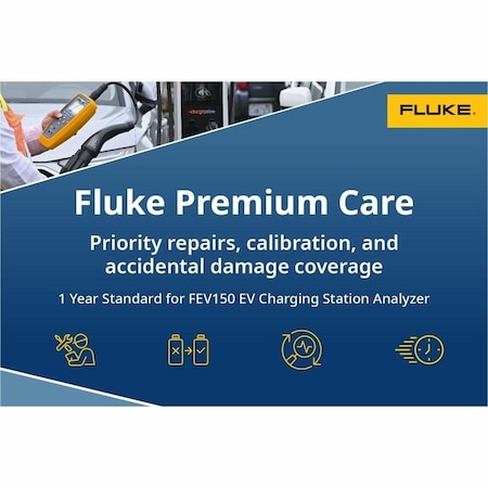 Fluke EV Charging Station Analyzer, 10 3/8" H FLK-FEV150/TY1/FPC