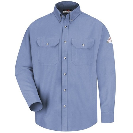 Bulwark Dress Uniform Shirt Hrc2 Lt Bl 7 Oz, M SMU2LB LN M