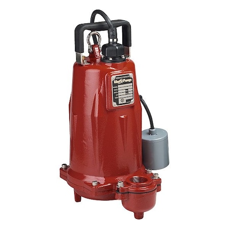 Liberty Pumps EffluentPump, 25ft, 12A, 1hp, 208to230VAC FL102A-2