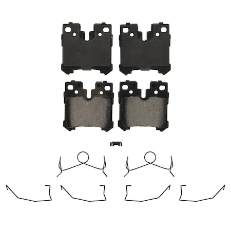 Wagner Brake QuickStop Rear Disc Brake Pad Set Ceramic,  ZD1283