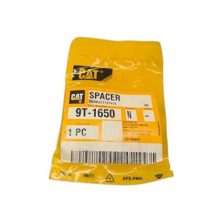 Caterpillar SPACER, CATERPILLAR OEM 9T1650 9T1650