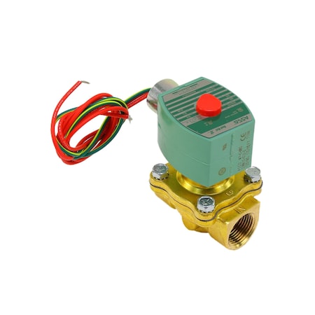 Asco 3/4 in. NC 0/150#Wtr 120v Brass 8210G95LF