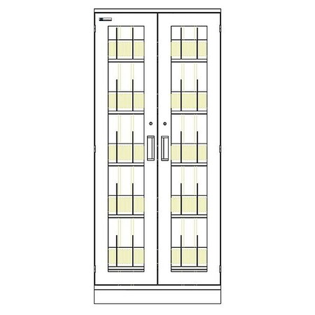 Capsa Healthcare Stationary Medical Cabinets LS-XT2736-G-SLOT