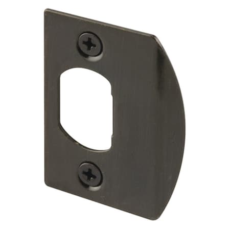 Defender Security Strike Plate, 2-1/4 in L, 1-7/16 in W, Steel, Antique Brass E 2233