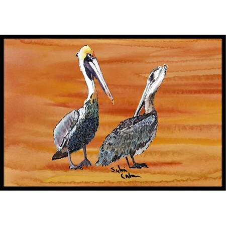 Carolines Treasures Pelican Indoor Or Outdoor Mat - 18 x 27 in. CA79532