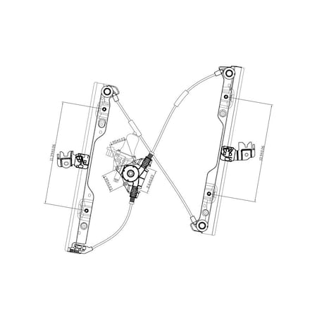 Tyc Power Window Motor And Regulator Assembly 660608