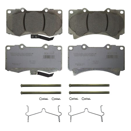 Wagner Brake OEX Front Disc Brake Pad Set Premium Ceramic,  OEX1119