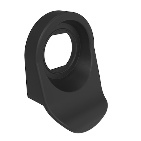 Southco Vise Action, Compression Latch, Small Size, Nylon, Electropolished, Black,  E3-27-62